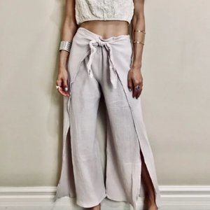 Young Fabulous & Broke Cream Wide Leg Pants